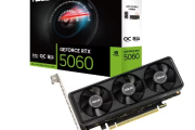 华硕推出三风扇双槽半高RTX 5060显卡，重塑小机箱性能新标杆